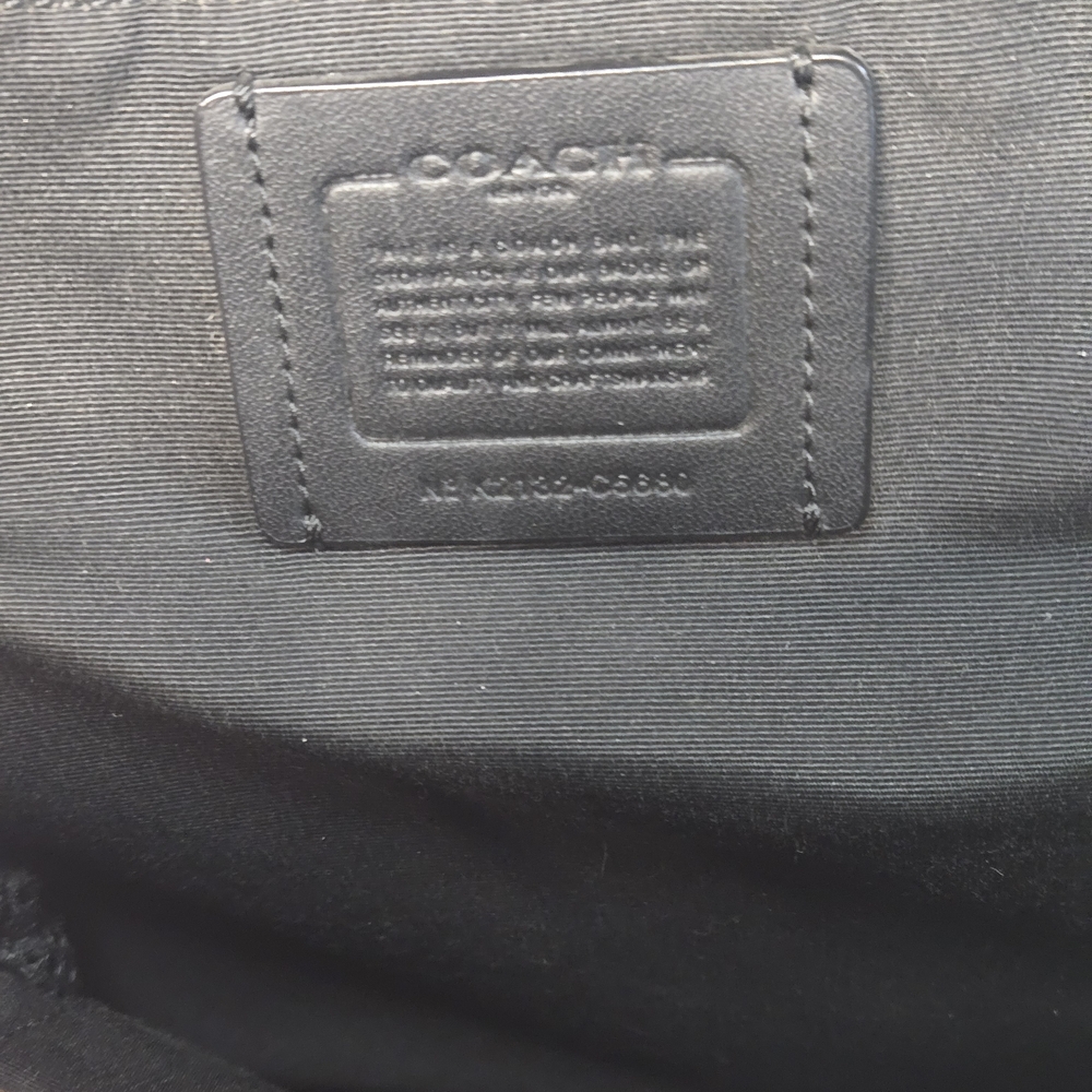 Coach Black Backpack with Gold Accents And Wallet - Picture 4 of 10